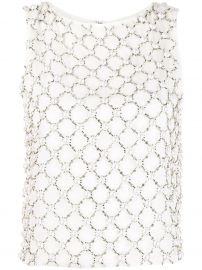 Alice Olivia Amal embellished top Amal embellished top at Farfetch